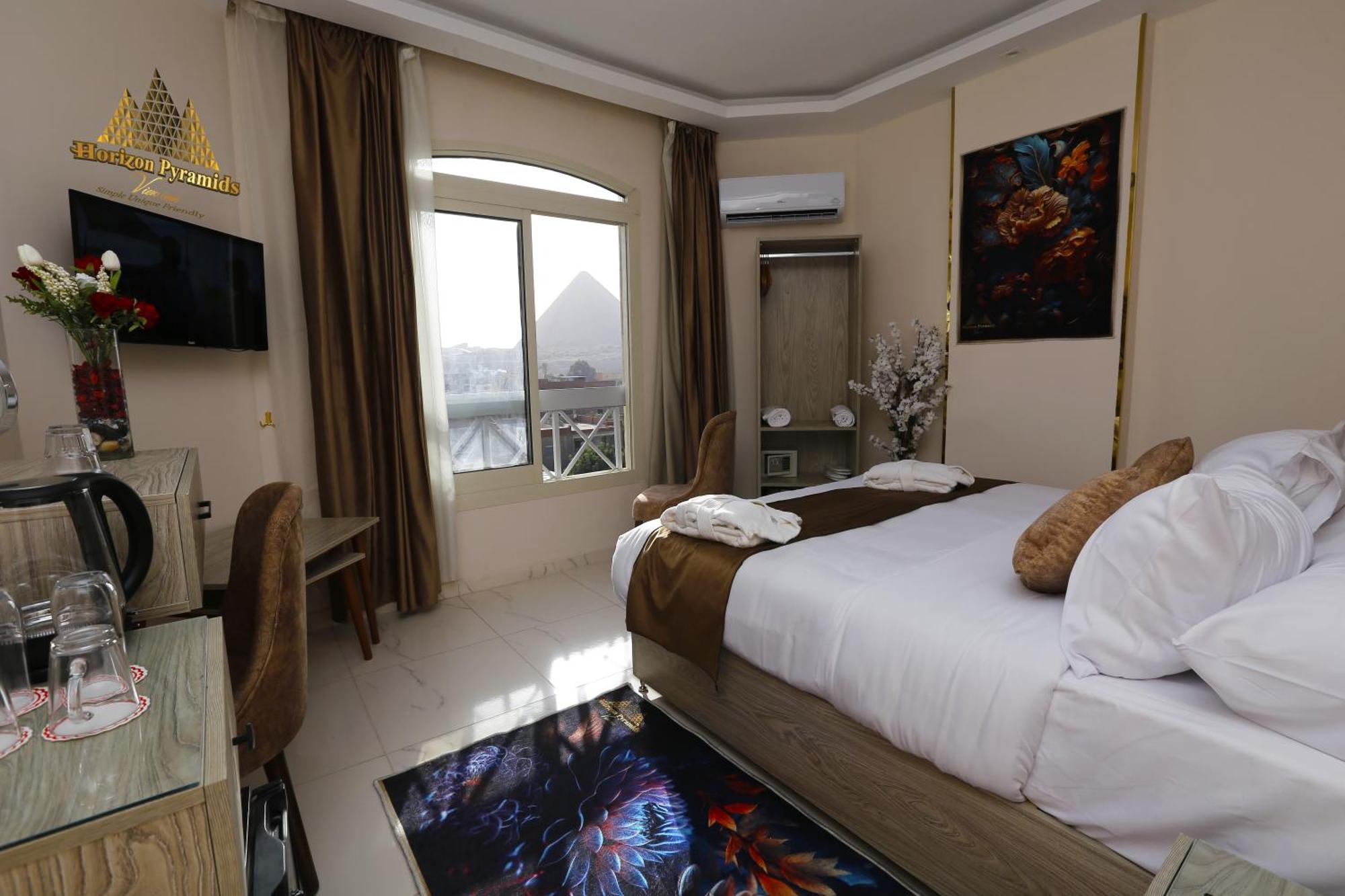 Horizon Pyramids View Inn Kafret el-Gabal Εξωτερικό φωτογραφία