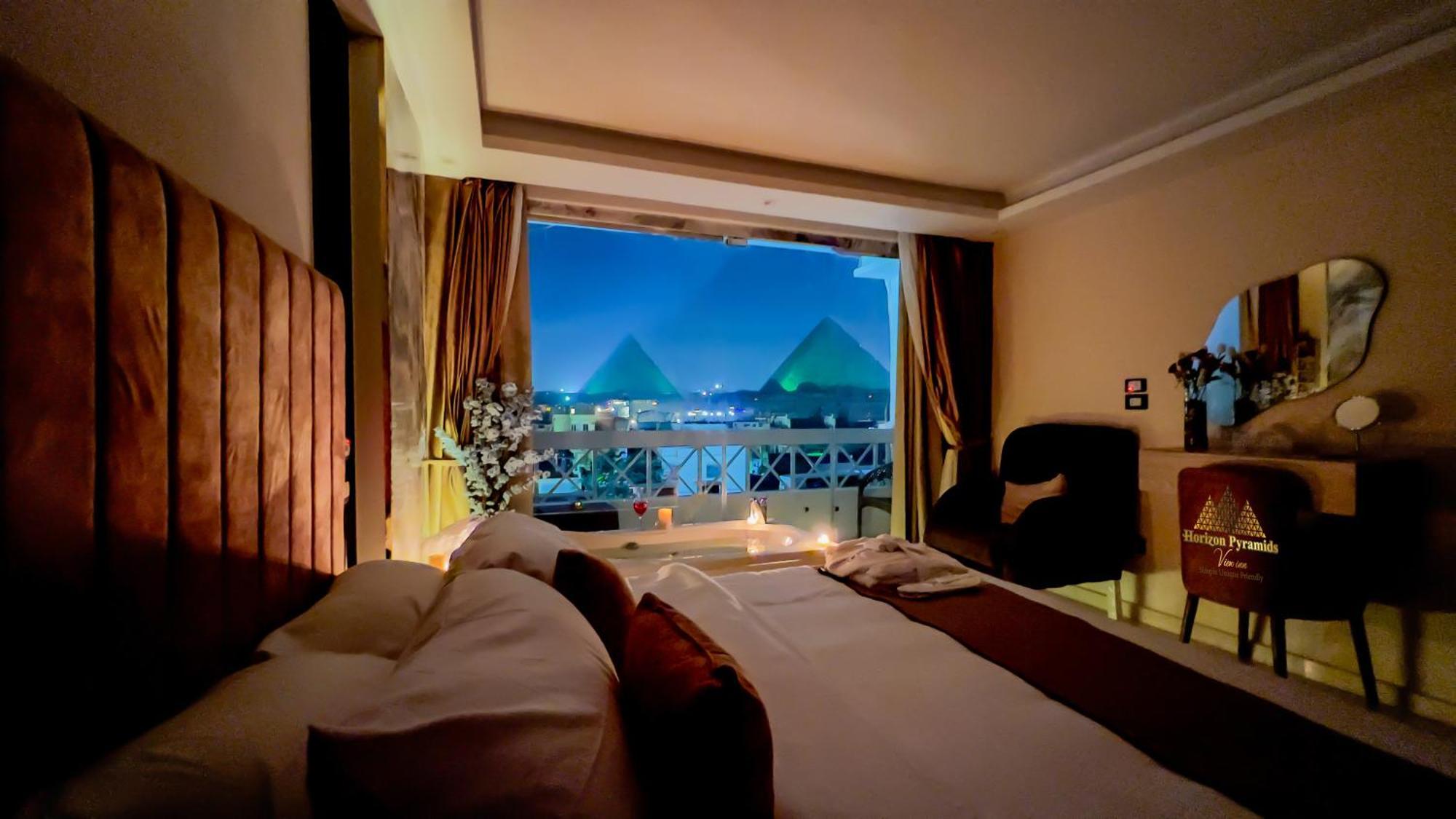 Horizon Pyramids View Inn Kafret el-Gabal Εξωτερικό φωτογραφία