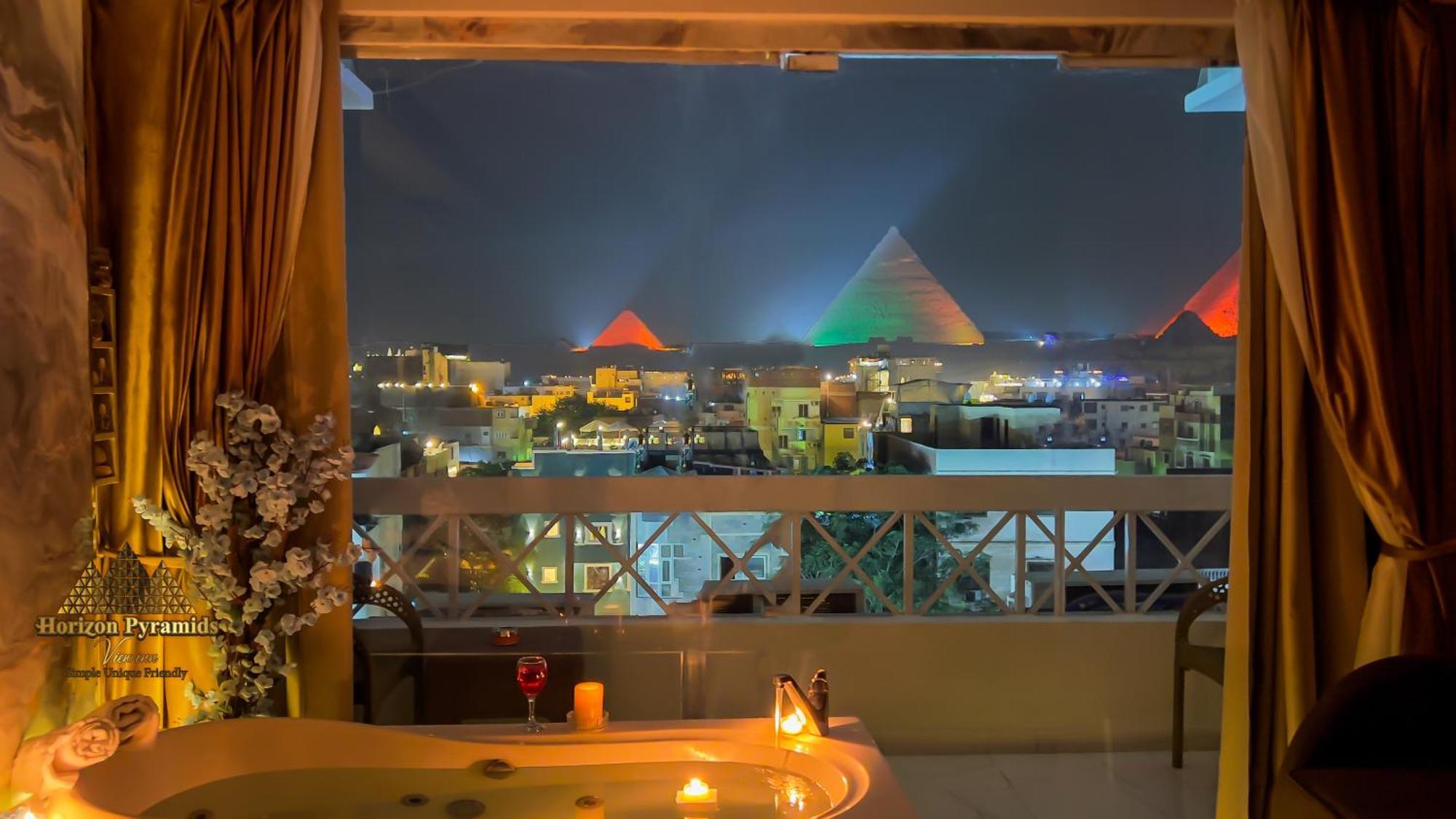 Horizon Pyramids View Inn Kafret el-Gabal Εξωτερικό φωτογραφία