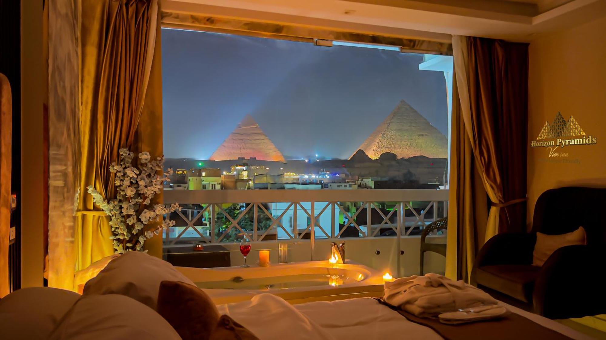 Horizon Pyramids View Inn Kafret el-Gabal Εξωτερικό φωτογραφία