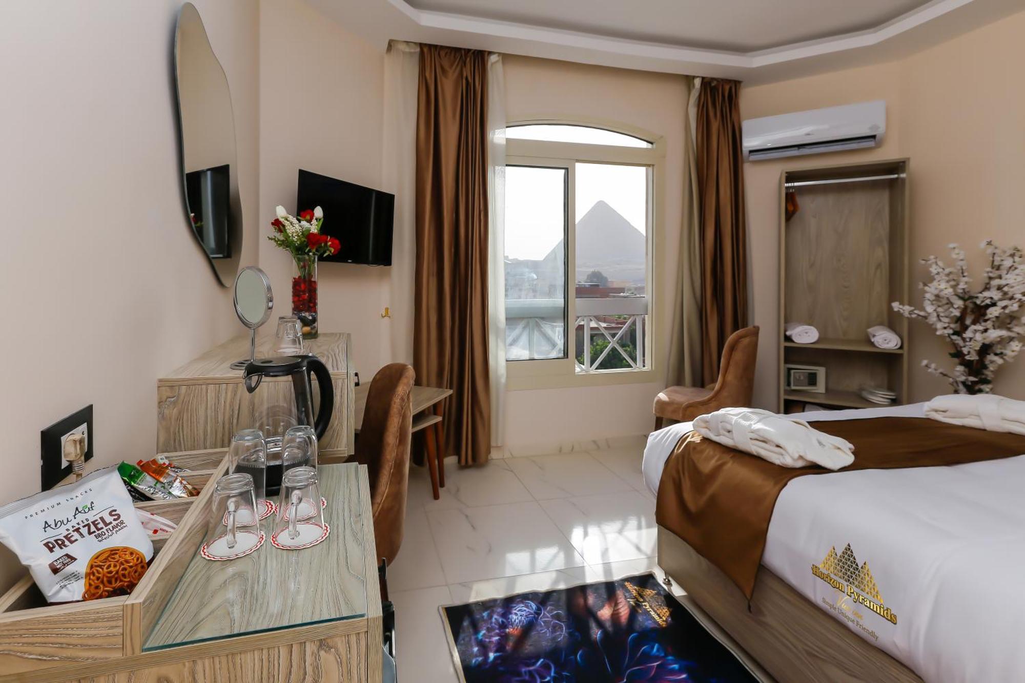Horizon Pyramids View Inn Kafret el-Gabal Εξωτερικό φωτογραφία