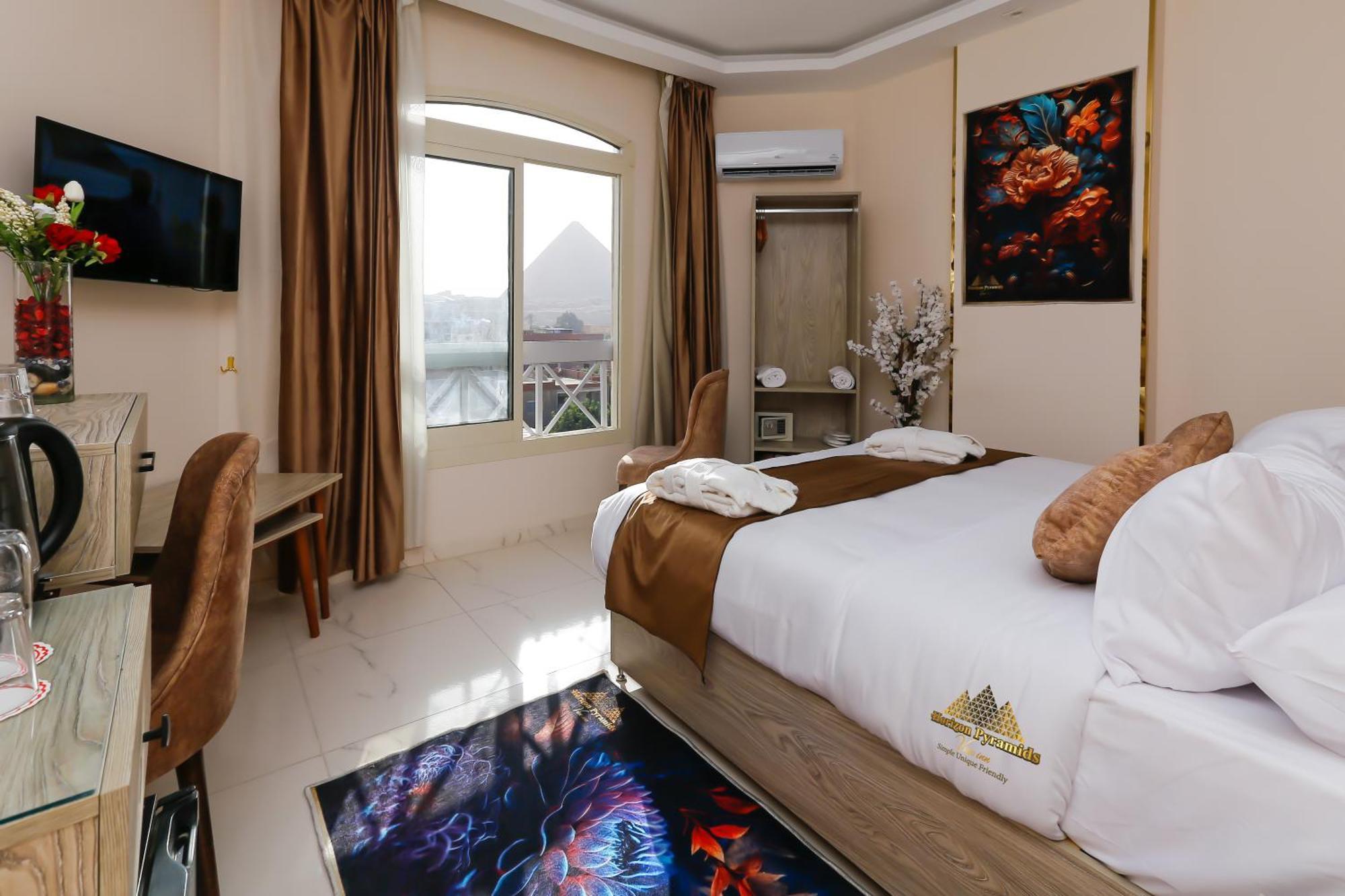 Horizon Pyramids View Inn Kafret el-Gabal Εξωτερικό φωτογραφία
