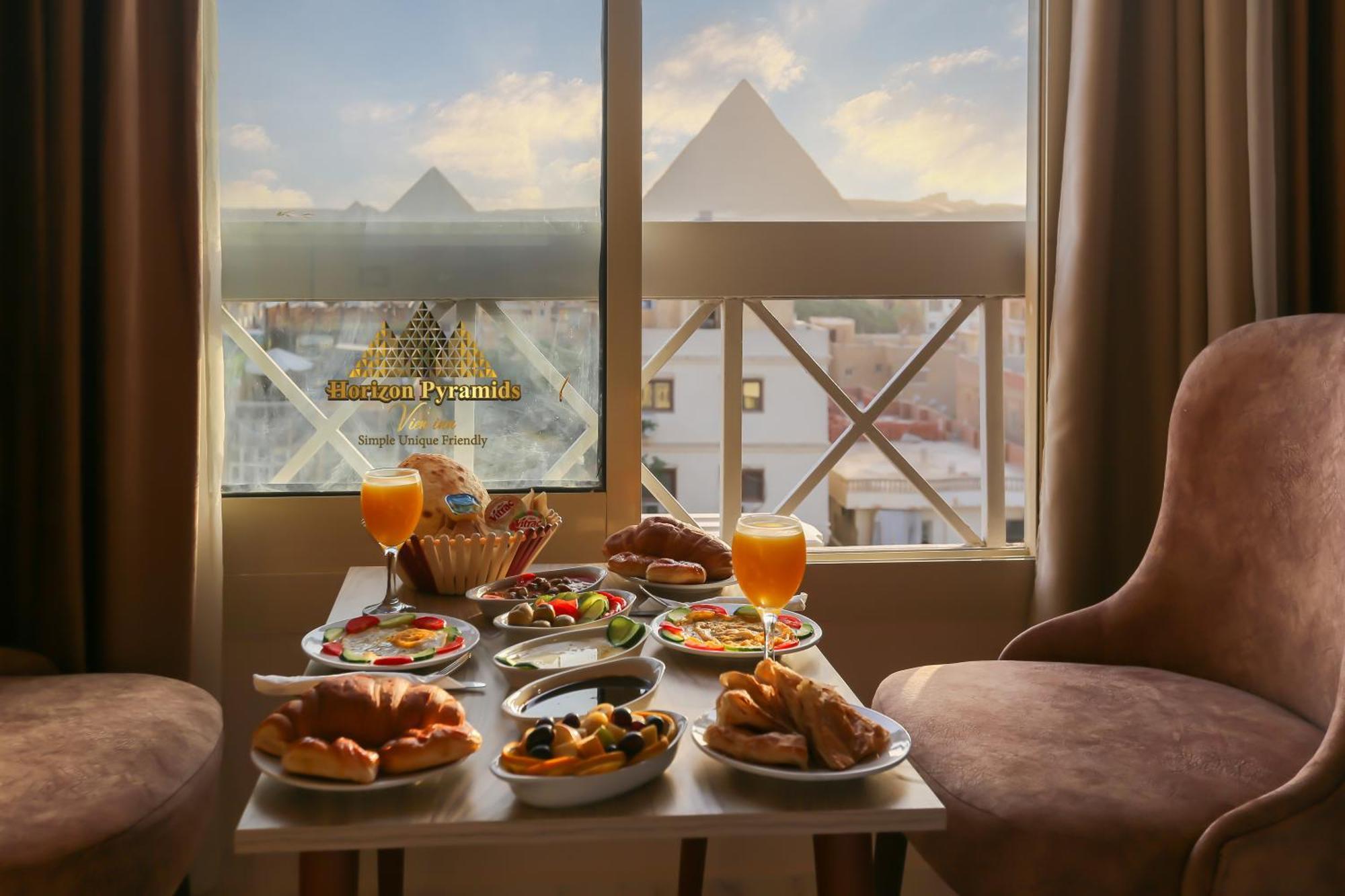 Horizon Pyramids View Inn Kafret el-Gabal Εξωτερικό φωτογραφία