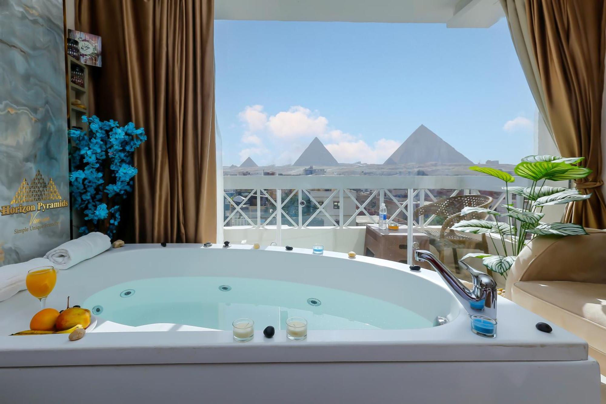 Horizon Pyramids View Inn Kafret el-Gabal Εξωτερικό φωτογραφία