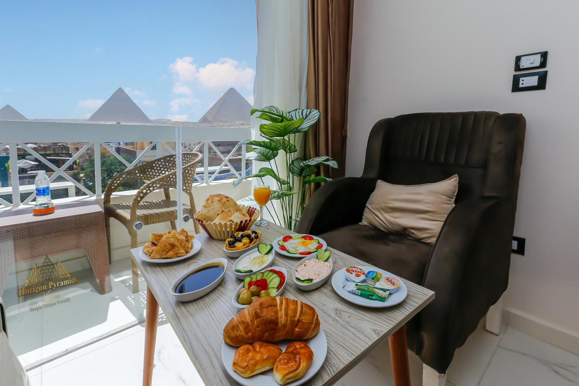 Horizon Pyramids View Inn Kafret el-Gabal Εξωτερικό φωτογραφία
