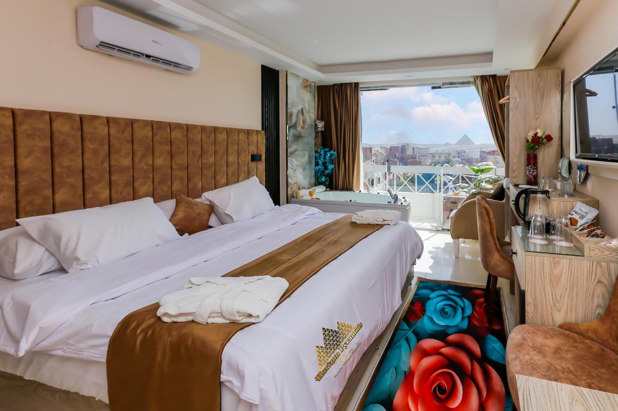Horizon Pyramids View Inn Kafret el-Gabal Εξωτερικό φωτογραφία